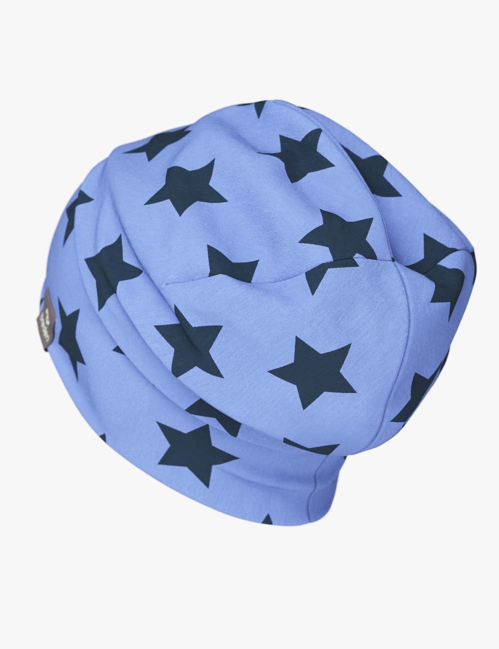 Cotton Beanie Hat With Folds DARGO - Stars