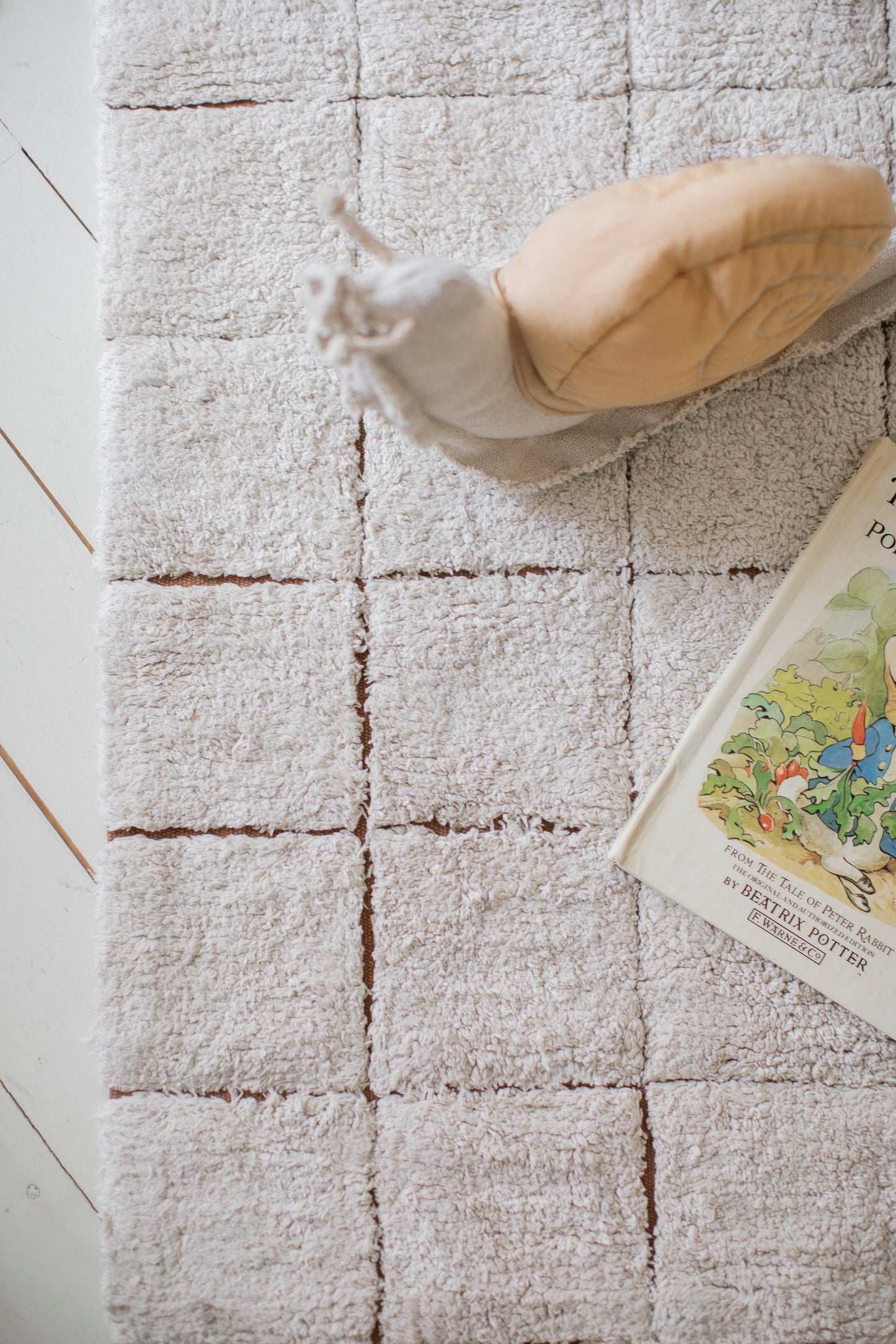 Washable Cotton Rug Mosaic, 120x160 cm