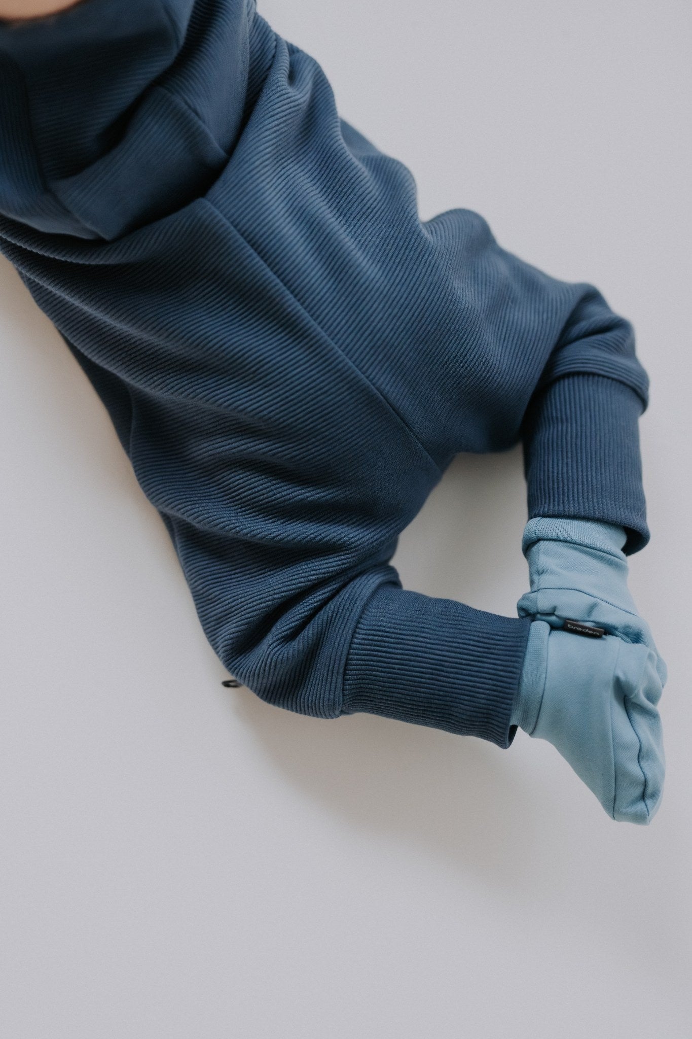 Merino wool baby romper MAJOR - Ottoman Stripes