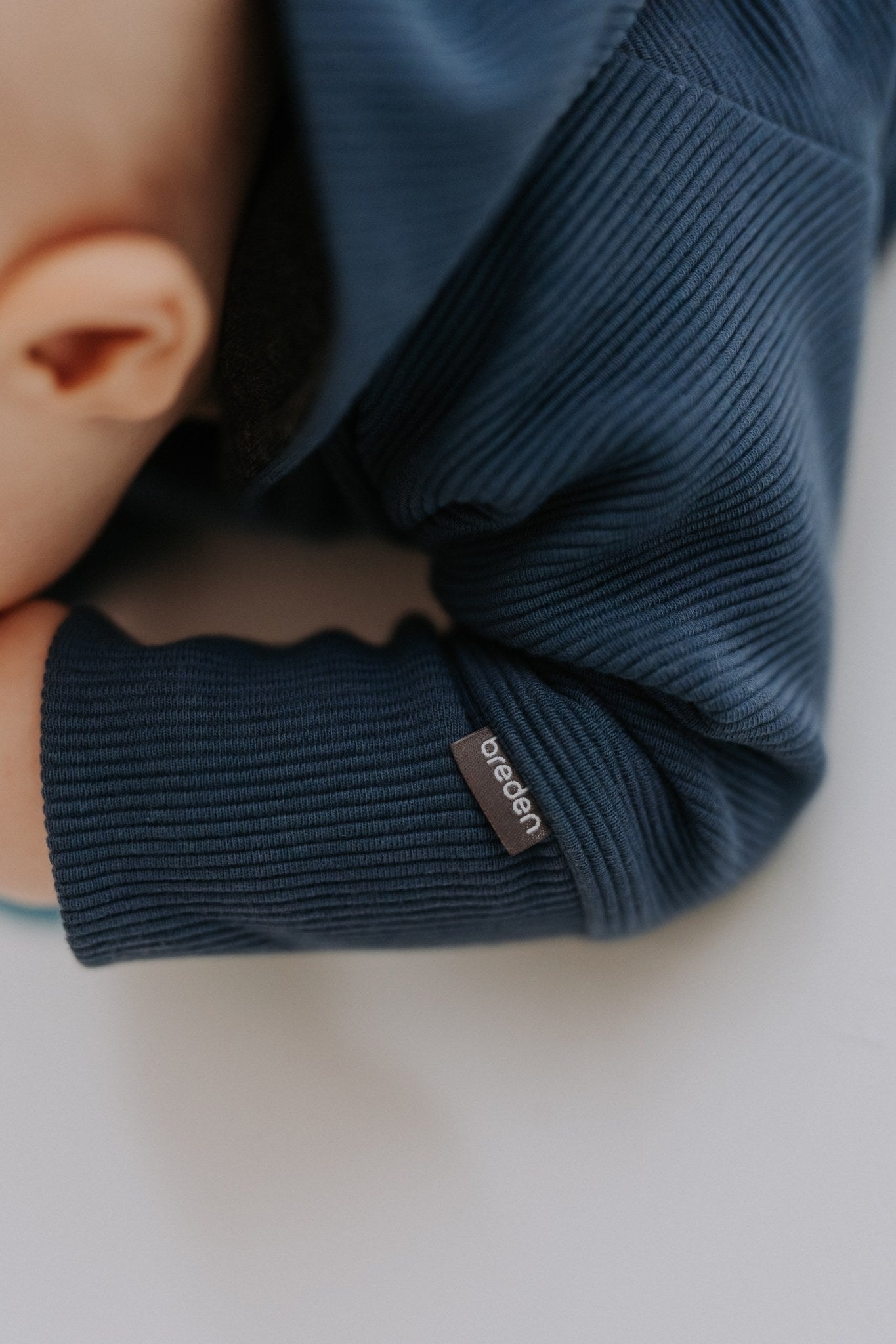 Merino wool baby romper MAJOR - Ottoman Stripes