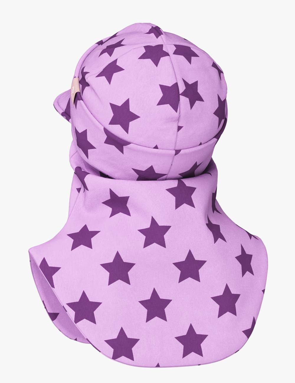 Peaked Spring-Fall Balaclava For Kids BENT - Stars