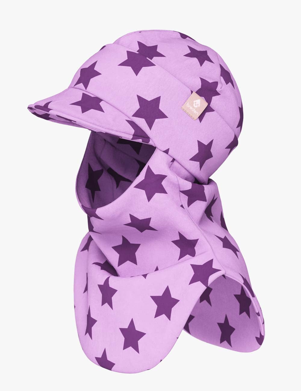 Peaked Spring-Fall Balaclava For Kids BENT - Stars