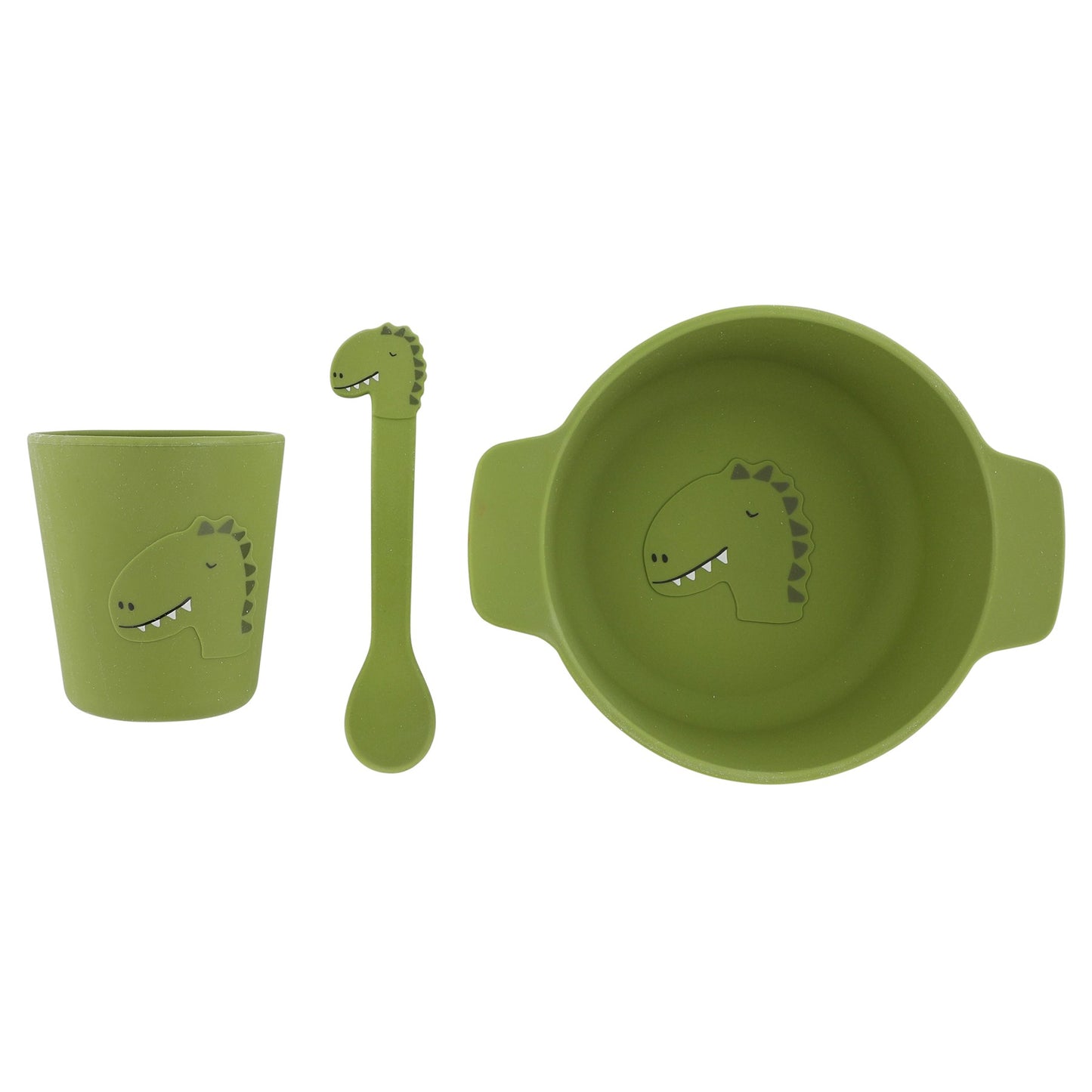 Silicone First Meal Set for Kids - Mr. Dino