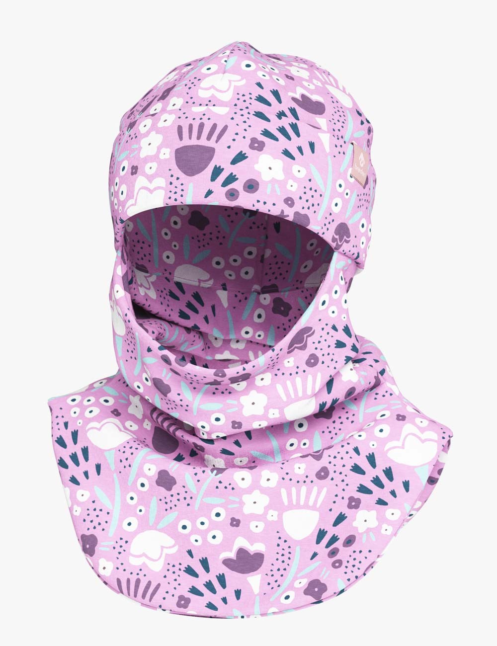 Spring-Fall Kids Balaclava BREDEN - Spring Flower