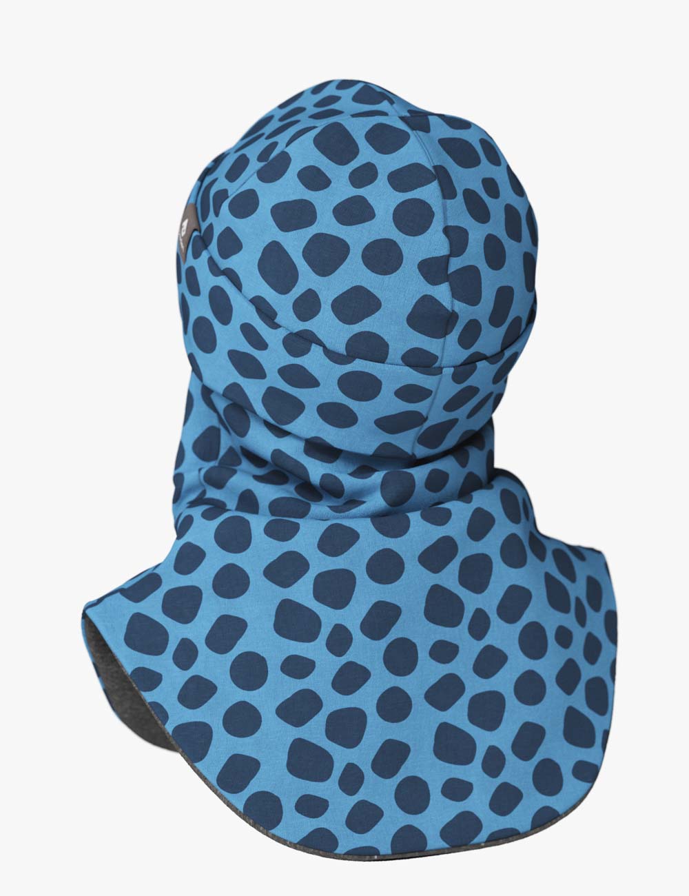 Merino Balaclava For Kids BREM - Spots & Blue