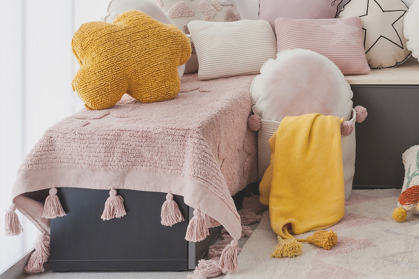 Pillow Cloud - Mustard